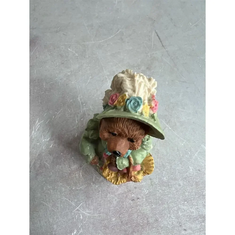 Albert Price Vintage Granny‎ Bear Figurine with Basket 5